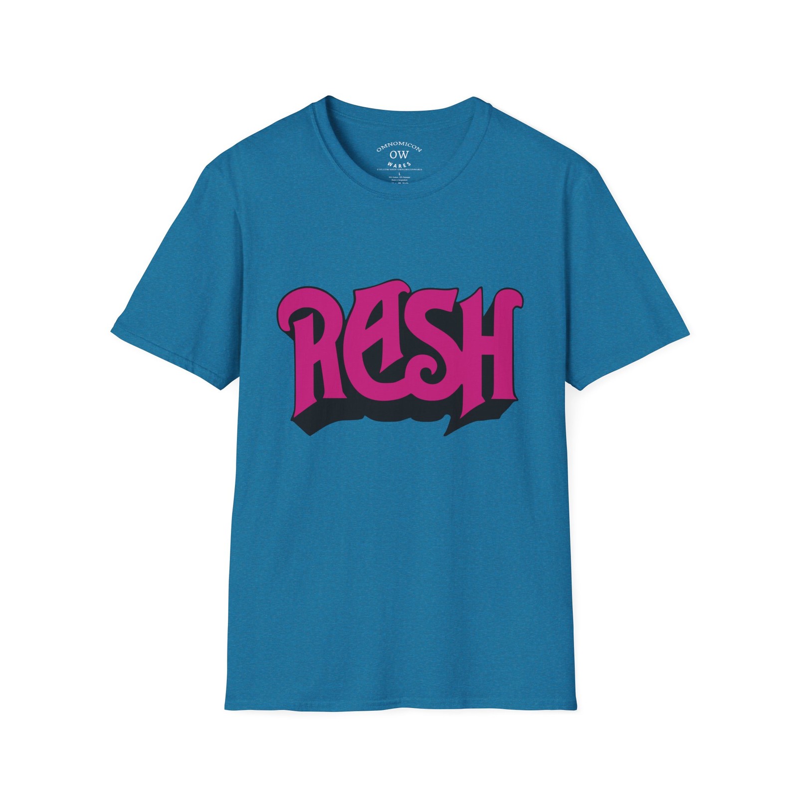 Rush Inspired “Rash” Unisex T-Shirt, Neil Peart, Geddy Lee, Alex Lifeson Tee
