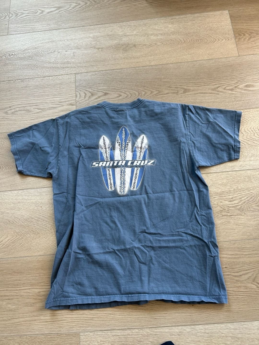 Vintage Anvil Santa Cruz California Surfboard Graphic T-Shirt