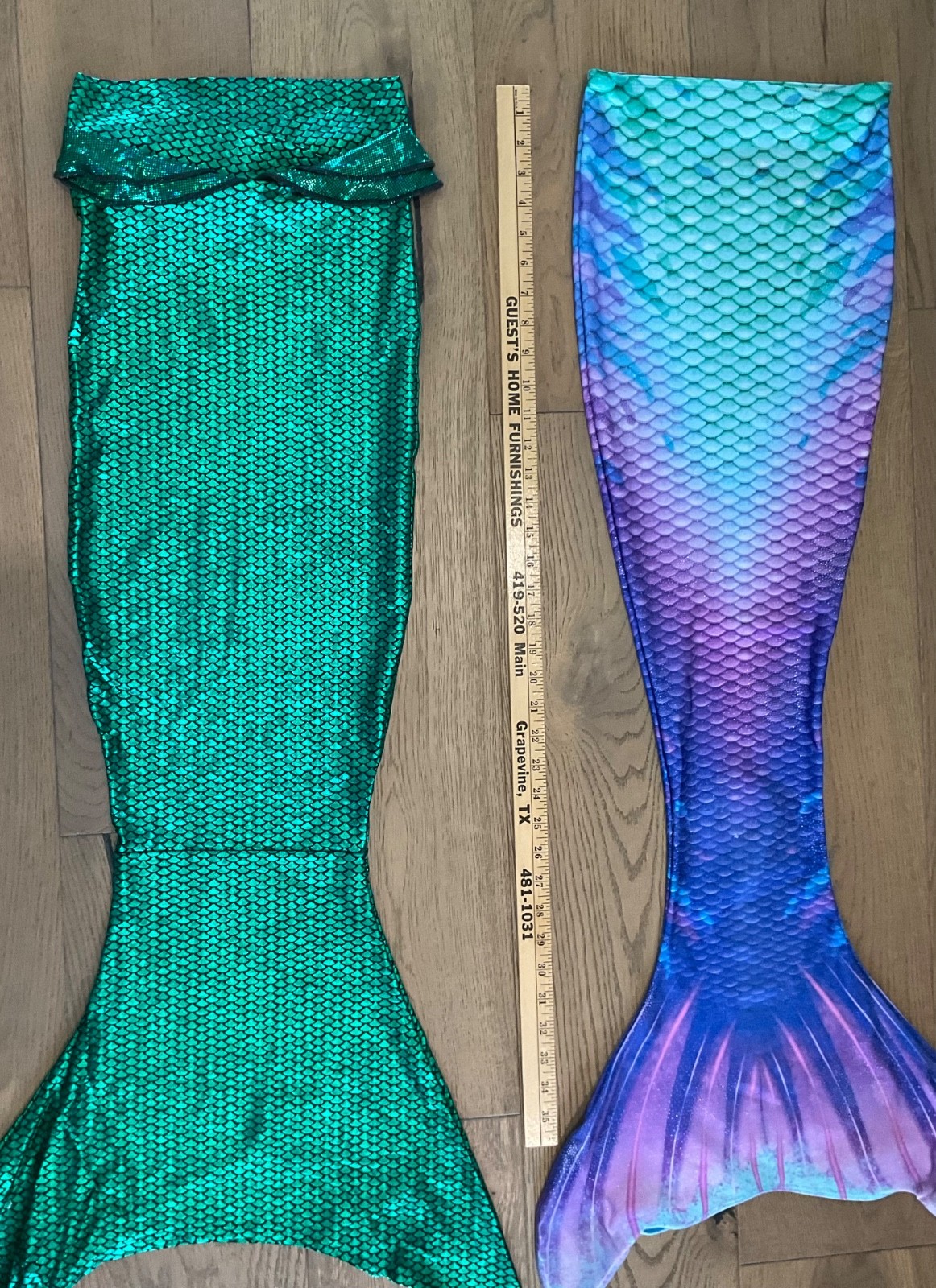 2 Mermaid Tails for Kids – Size Medium/8- EUC! Fin Fun & Magical Mermaid