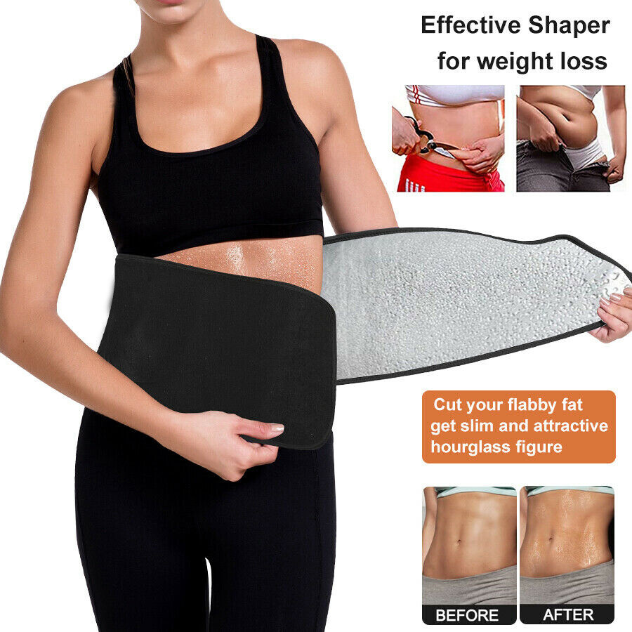 Waist Trimmer Belt – Neoprene Waste Trainer Slimming Band for Workout Sweat Belt