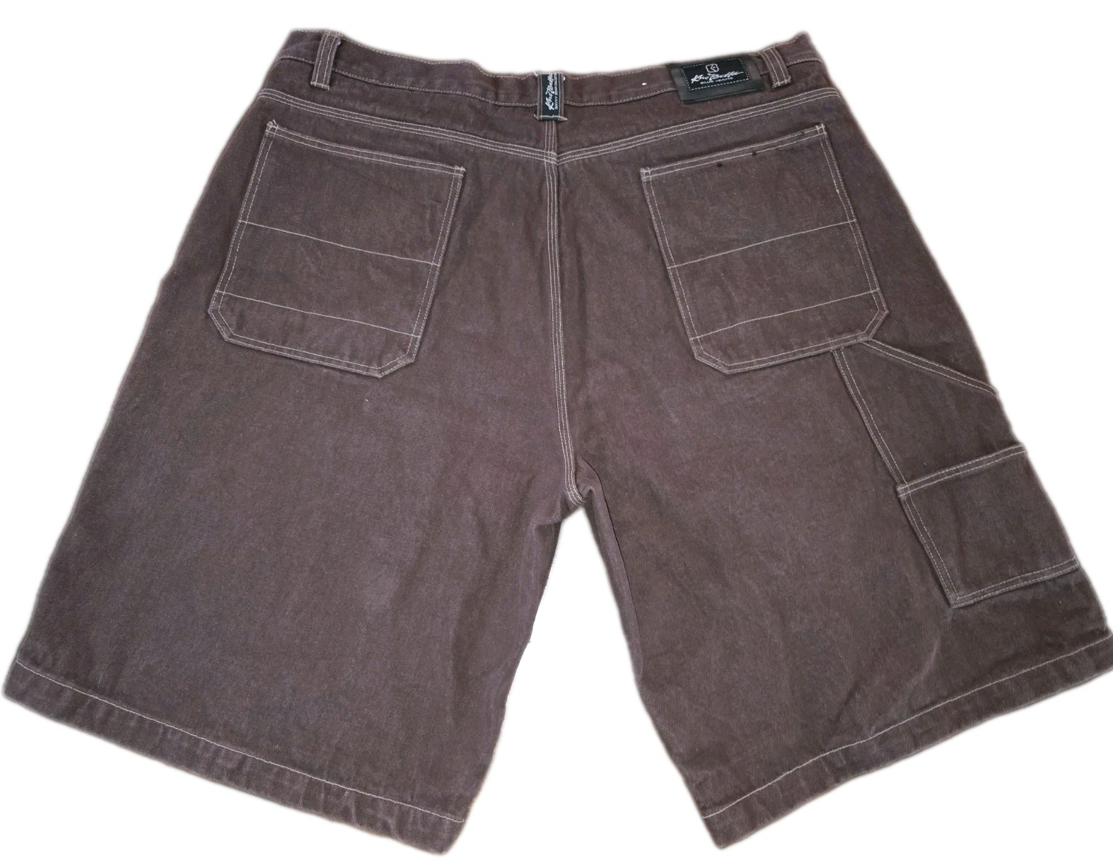 VTG KNO Betta Blue Jeans USA Shorts Y2K Denim 100% Cotton Brown Men’s Size 44