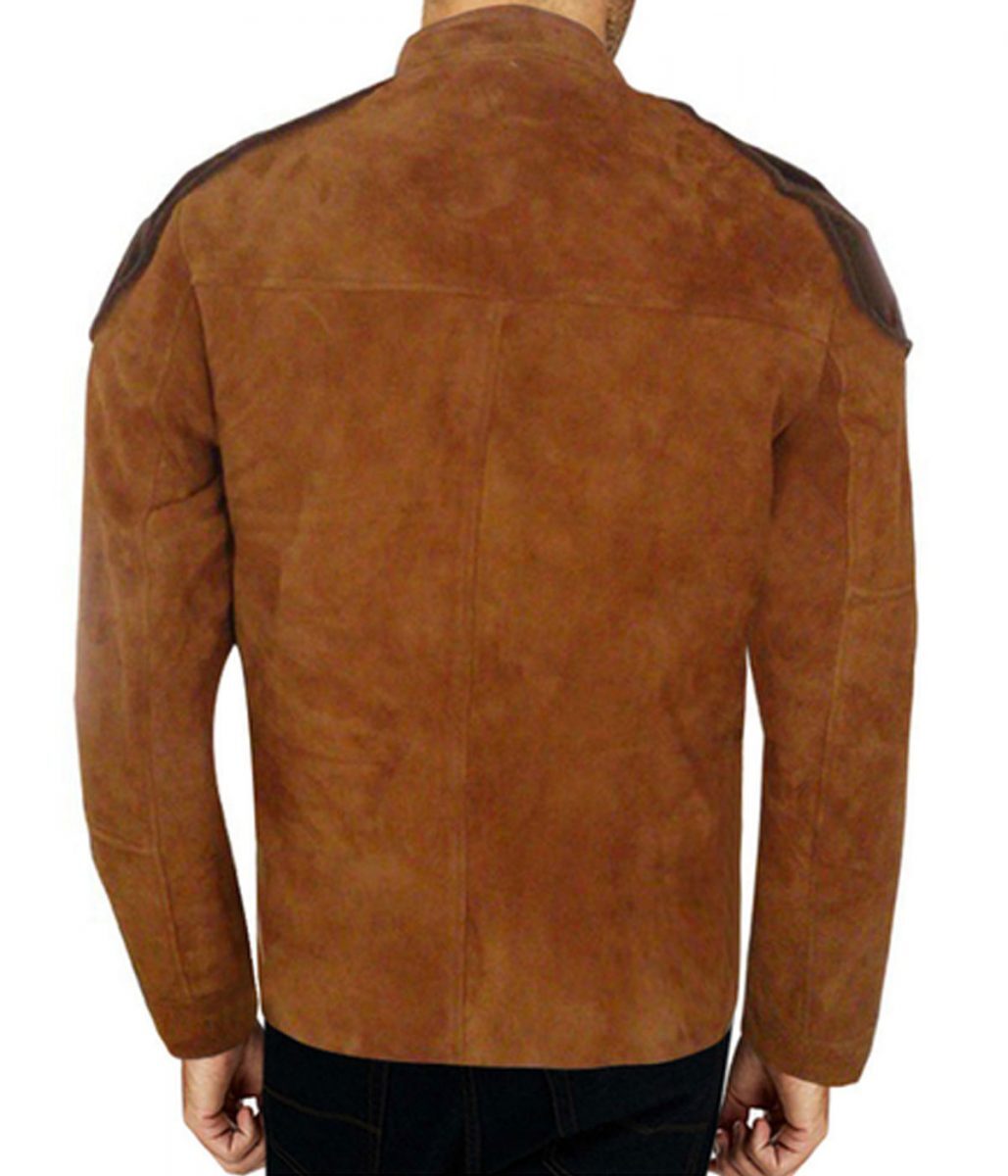 Viper Pilot Brown Suede Leather Battlestar Galactica Warriors Jacket for Men