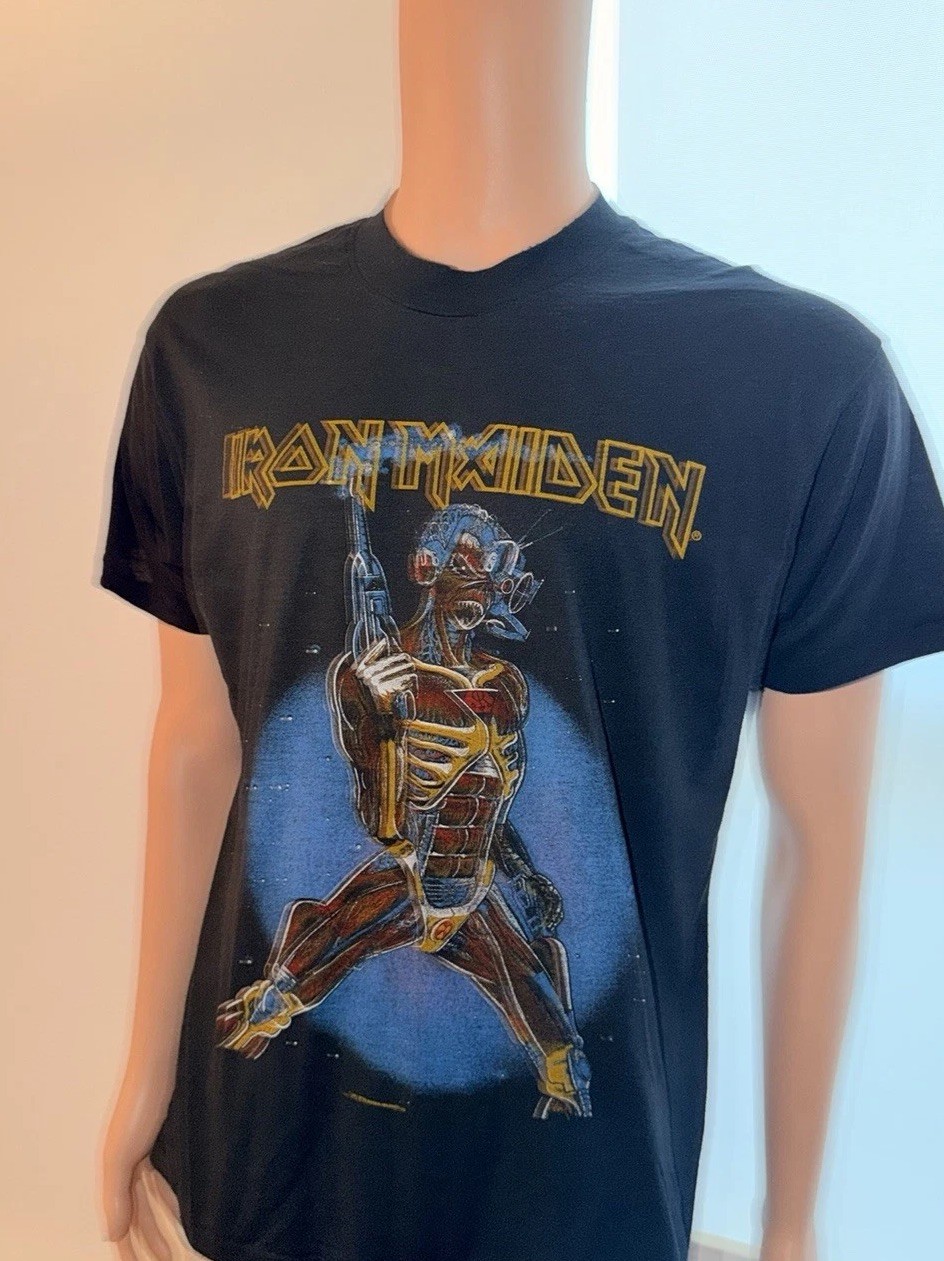 Vintage 1987 Iron Maiden “Somewhere On Tour” 87’ concert T-Shirt XL