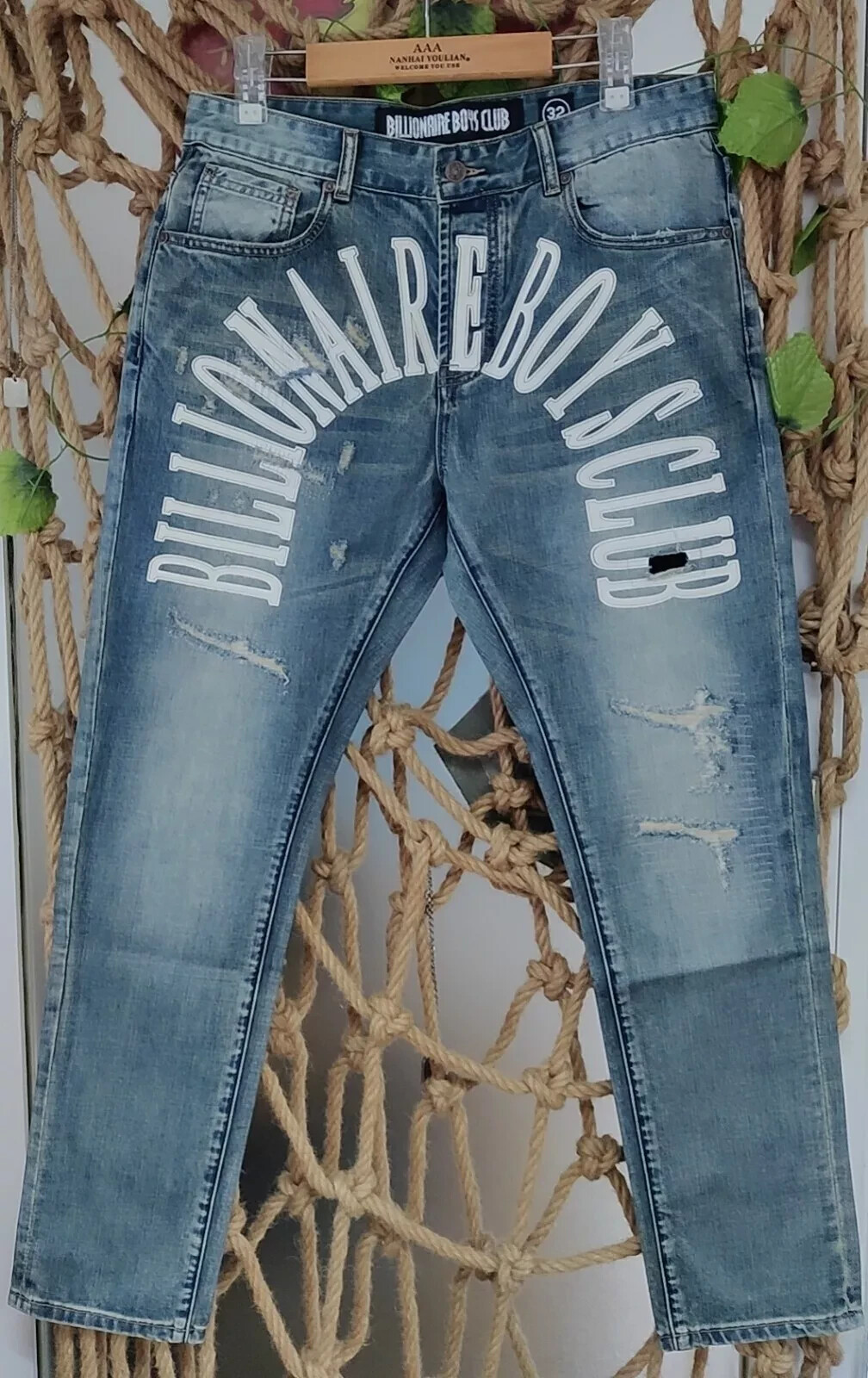 NWT BILLIONAIRE BOYS CLUB TREK JEANS SIZE 30/32/34/36/38/40/42 US FREE SHIPPING
