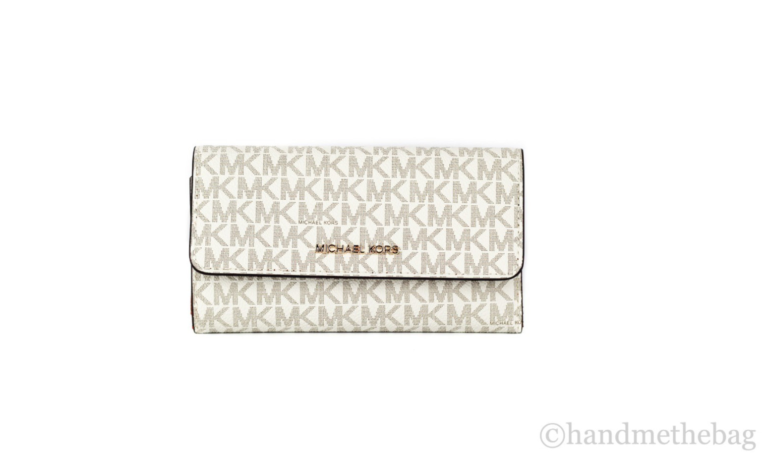 Michael Kors Jet Set Travel Large Leather Trifold Wallet