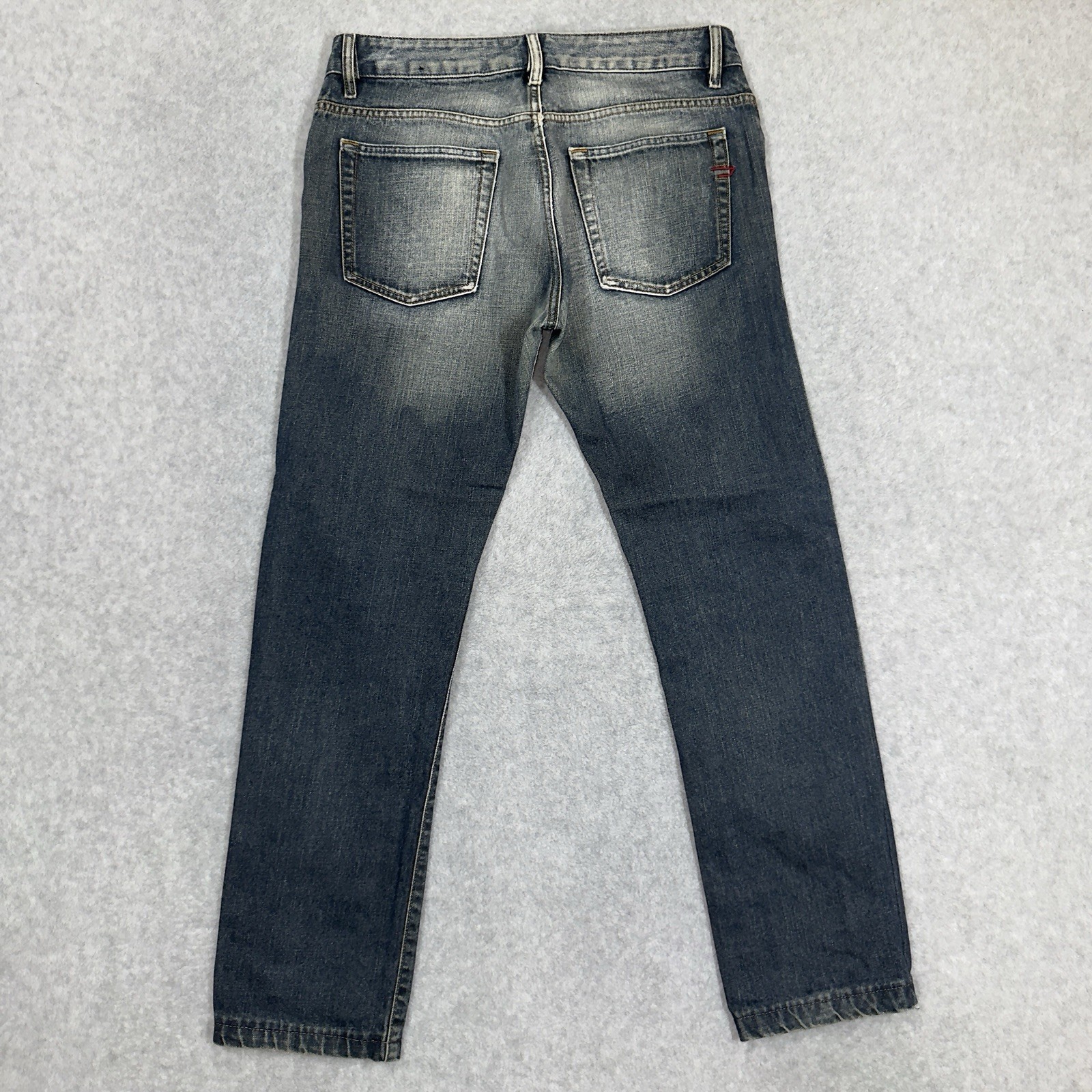 Diesel Jeans Mens 33×29 Rabox TAPERED Leg Made in Italy Button Fly Altered READ