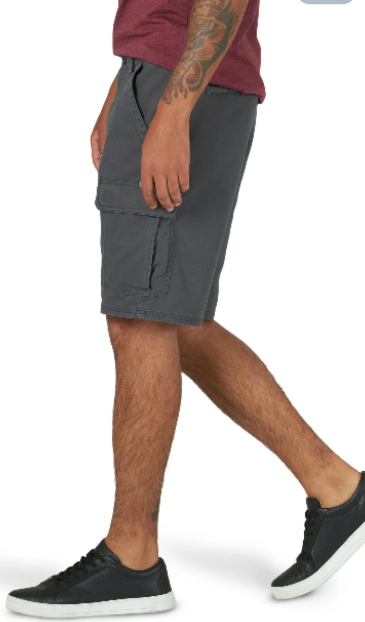 Mens Wrangler Cargo Shorts w Stretch Relaxed Fit Tech Pocket CHOOSE COLOR & SIZE