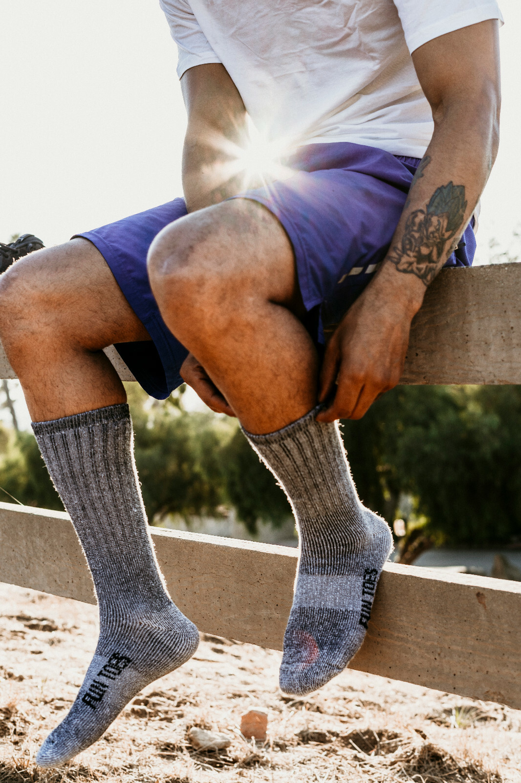 Men heavy duty PRIME Merino Wool Socks 4 Pack for winter ski & trailing