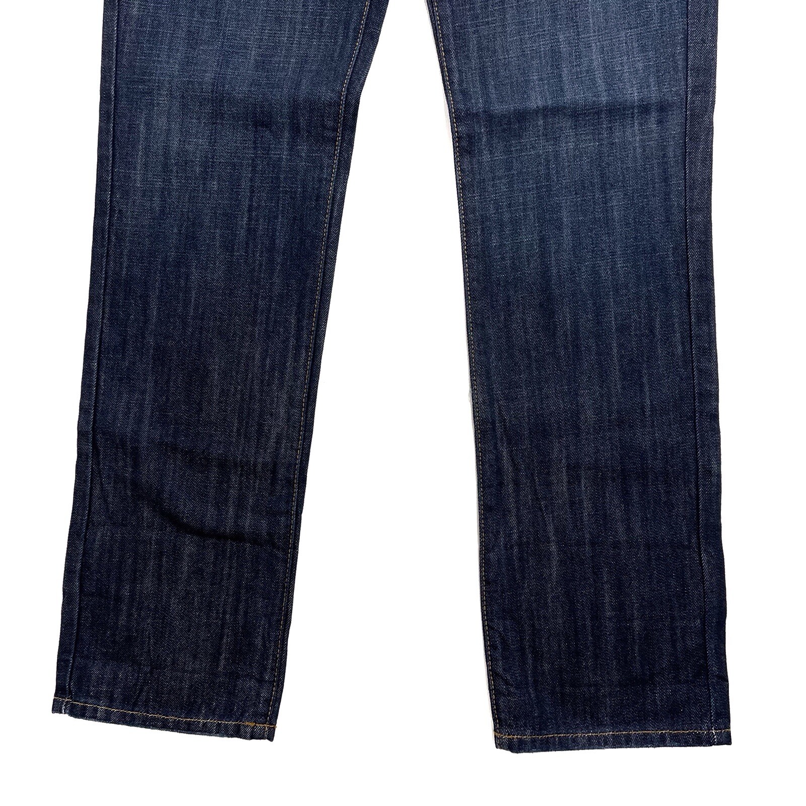 Carmar LF Women’s Size 24 Dark Blue Non-Stretch Denim Low Rise Baggy Jeans NWT