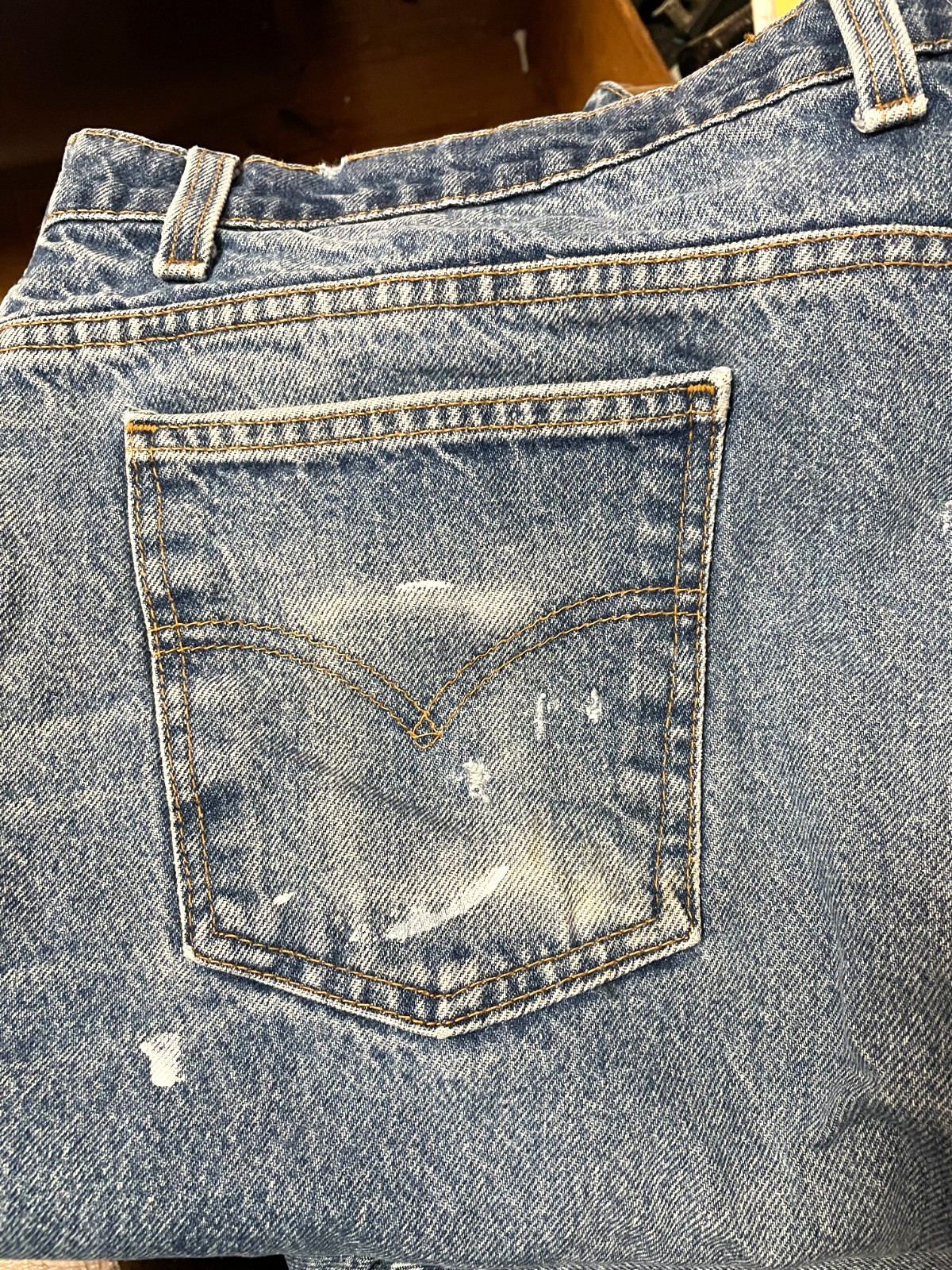 Levi’s 505 Jeans Blue Heavy Denim Size 46X30 Lot Of 3 (Read Description)