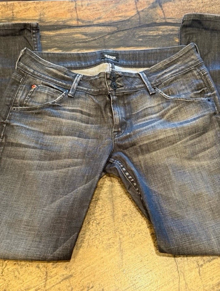 Hudson Collin Skinny Jeans Womens 28 Dark Wash Made in USA Stretch Denim