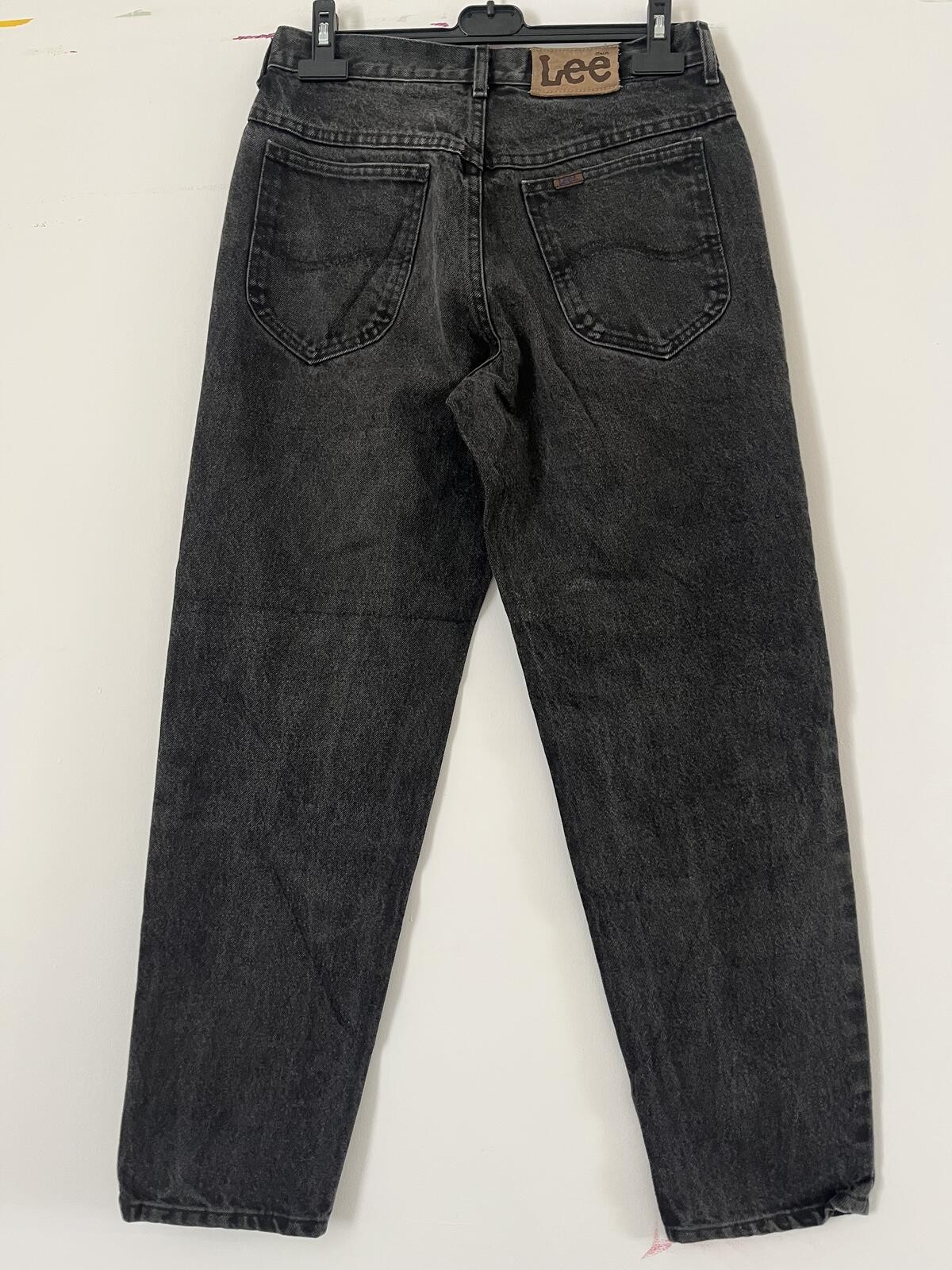 Lee Jean Black Denim 31×30 Straight Leg Grade B #102