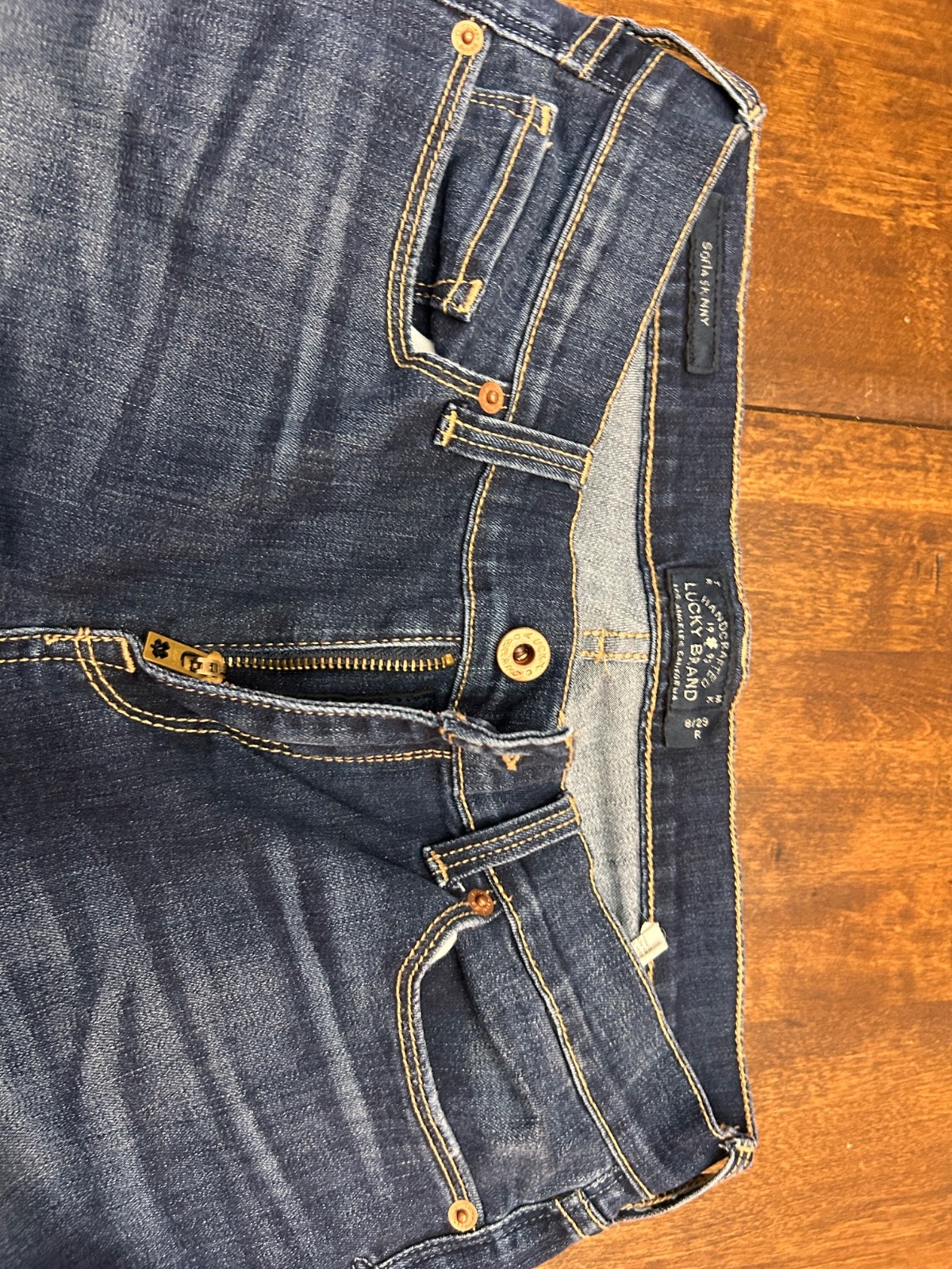 Lucky Brand Jeans Women’s Size 8/29 Blue Denim Mid Rise Sophia Skinny