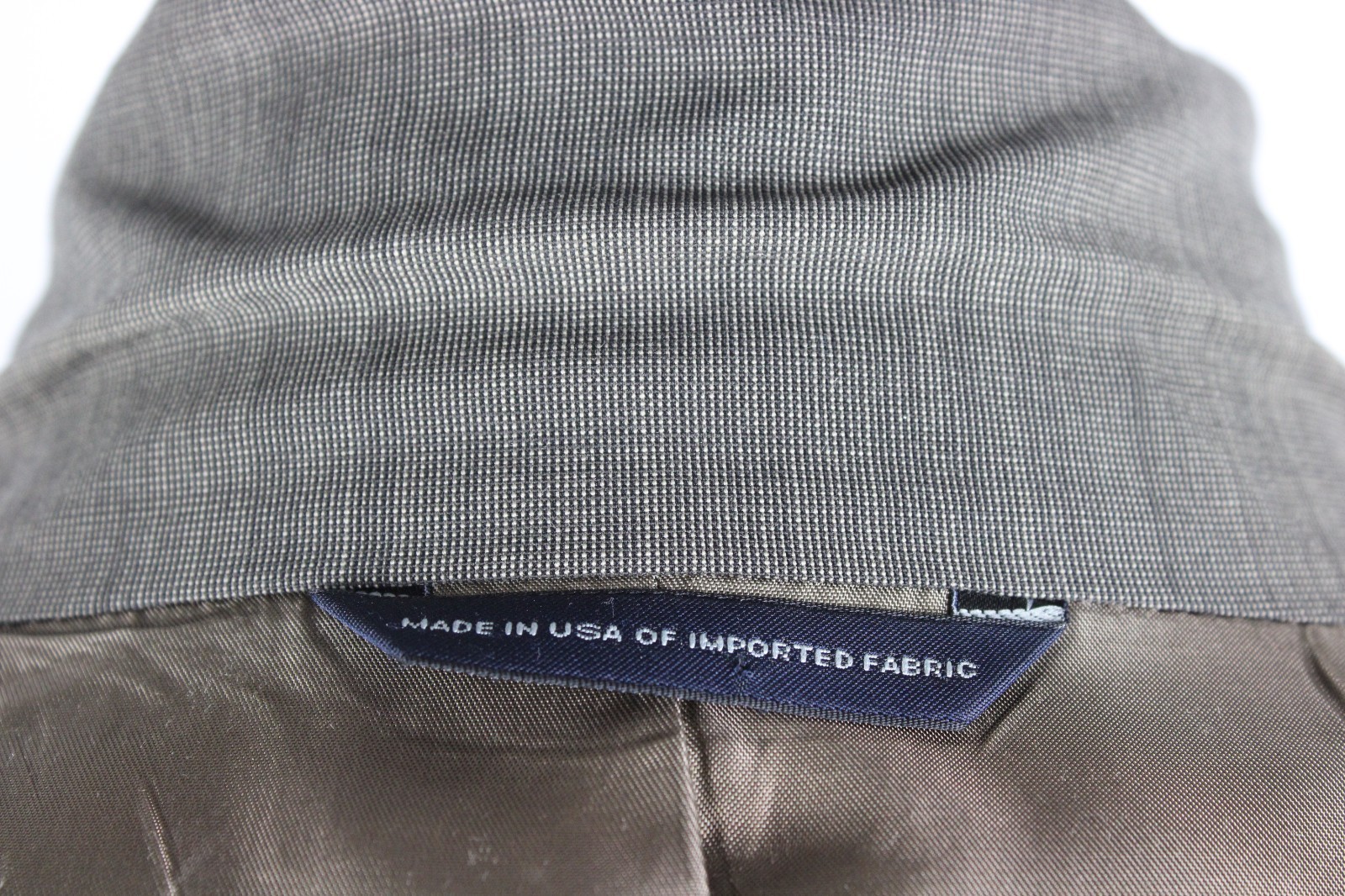 Brooks Brothers Mens Suit 40R Brown 2 Piece 3 Roll 2 33×28 Flat Front Classic
