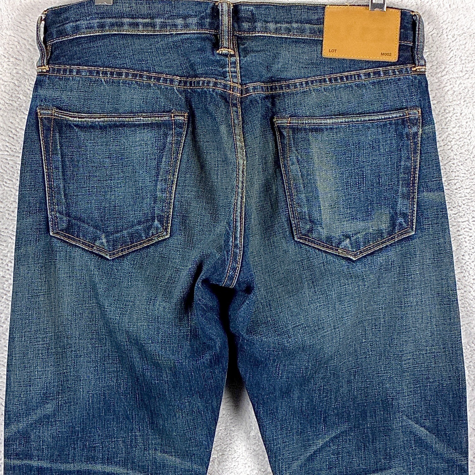 Simon Miller Jeans Mens 29×34 (30×32) Faded Whiskered Selvedge Parkview Slim USA