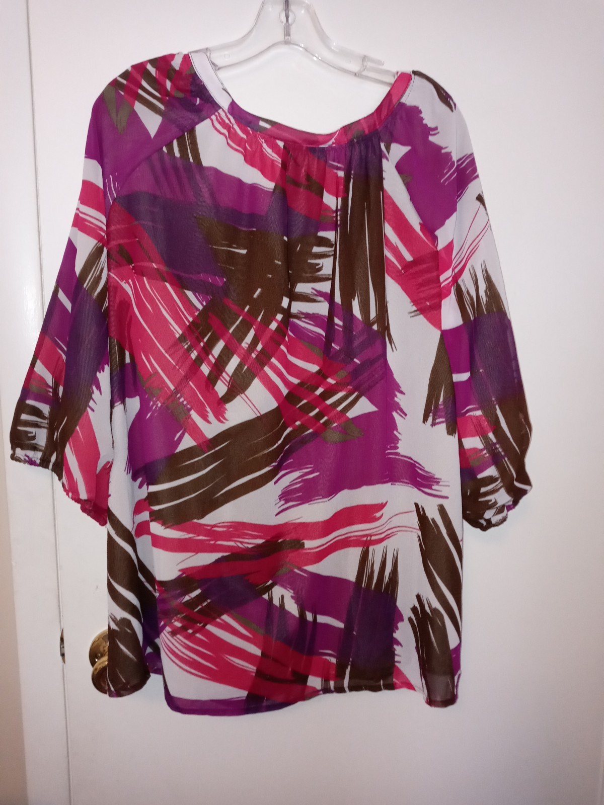 A.N.A. ladies plus size 3/4 sleeve top size 3X