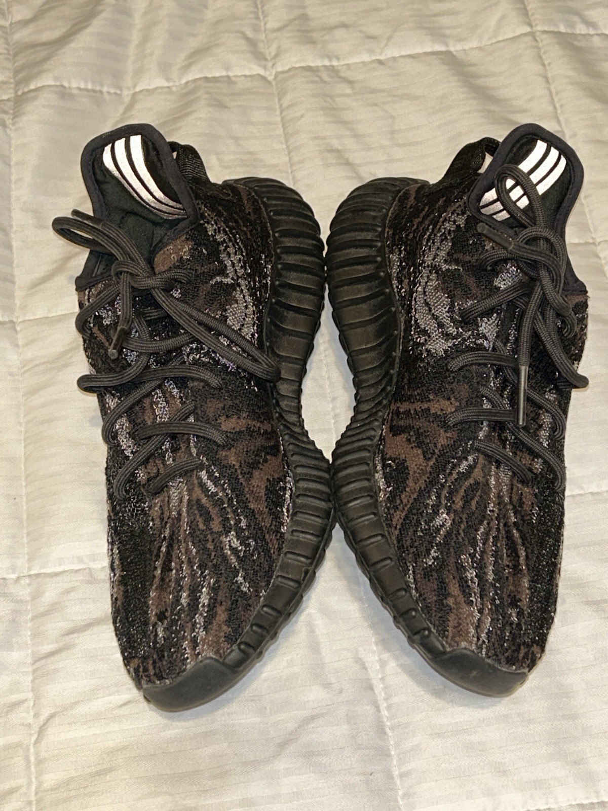 Adidas Yeezy YZY Boost 350 V2 ‘ MX Rock Shoes Black Brown Sneakers Size 8