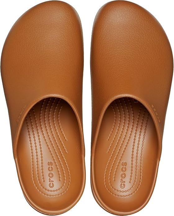 Crocs Dylan Mules Unisex Clogs, Cognac