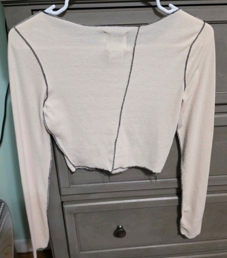 Women’s Princess Polly Beige Solid Knit Scoop Neck Cropped Top XXS
