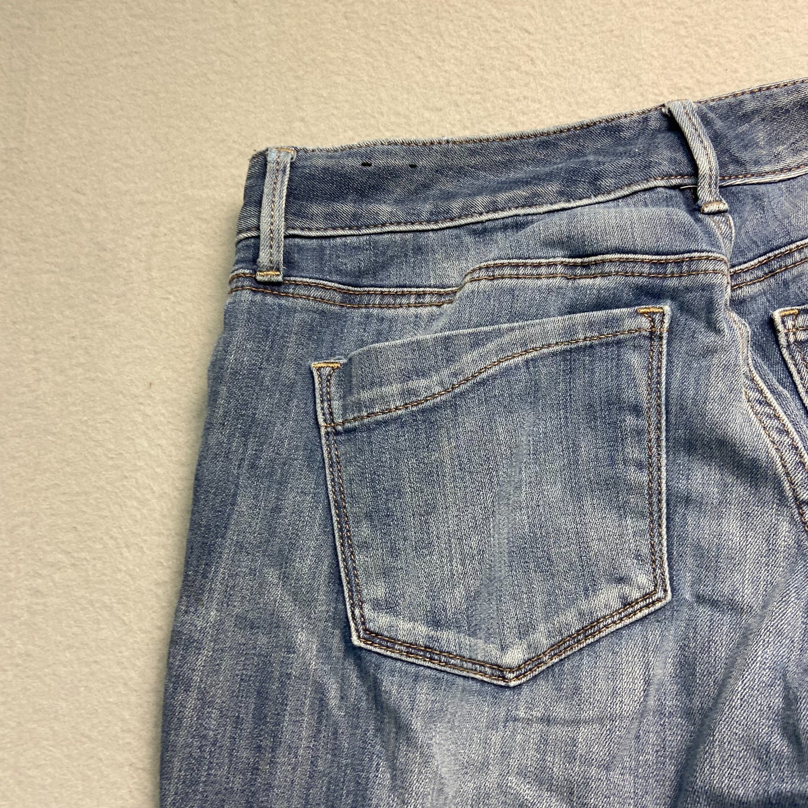 Express Mens Blue Denim Skyscraper Stella Low Rise Bootcut Jeans No Size Tag