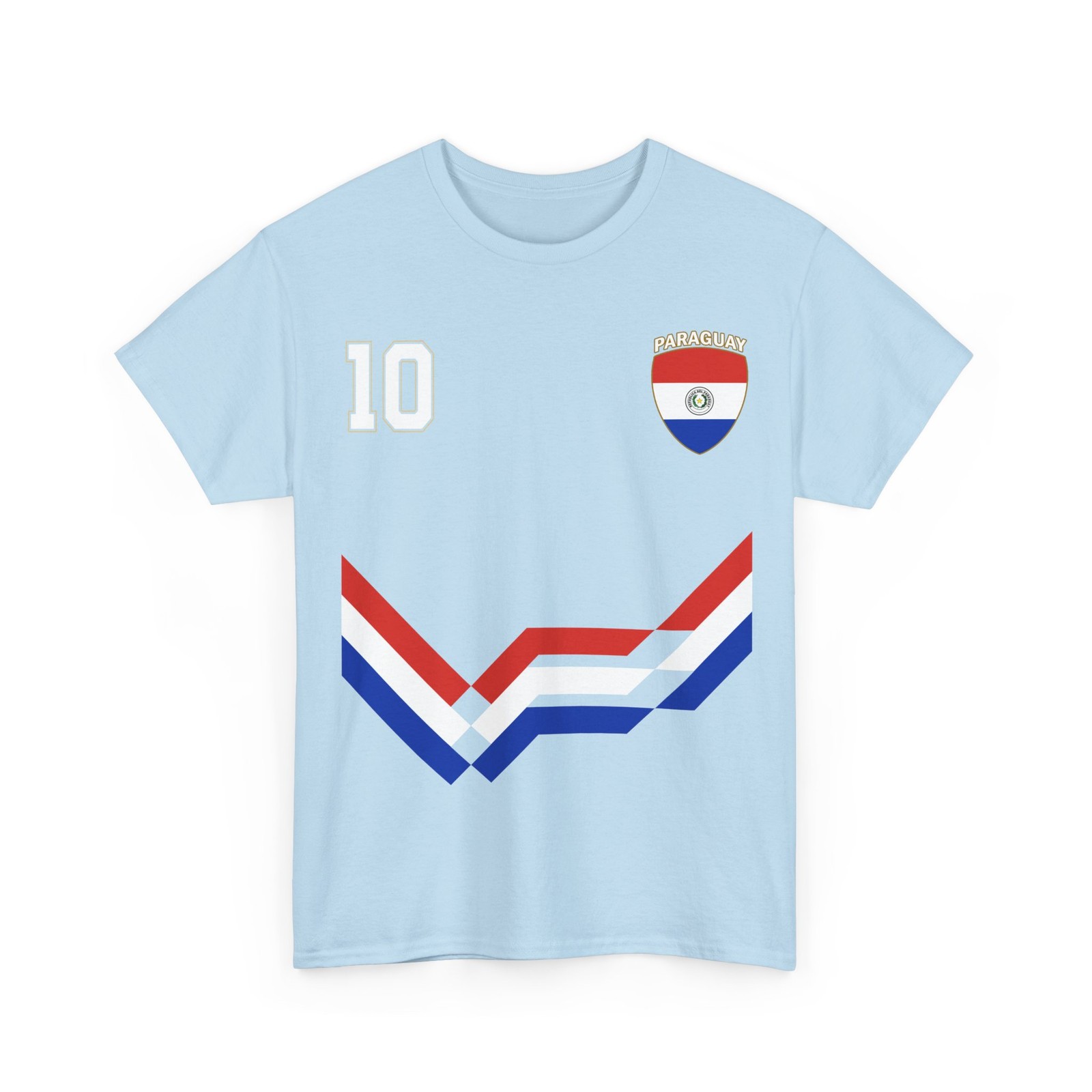 Paraguay Soccer Tee, Paraguay Number 10 Soccer Paraguayan Soccer 2026 Shirt
