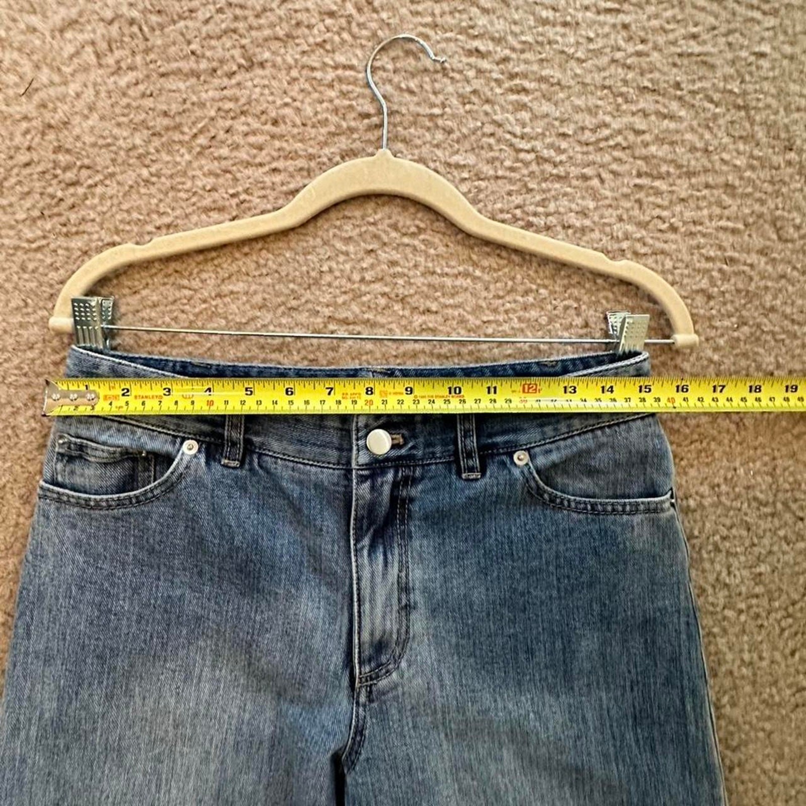 Tibi Blue Barrel Leg Jeans Size 26