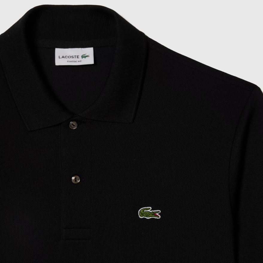 Lacoste Men’s Classic Fit Short Sleeve Pique Polo Shirt Black