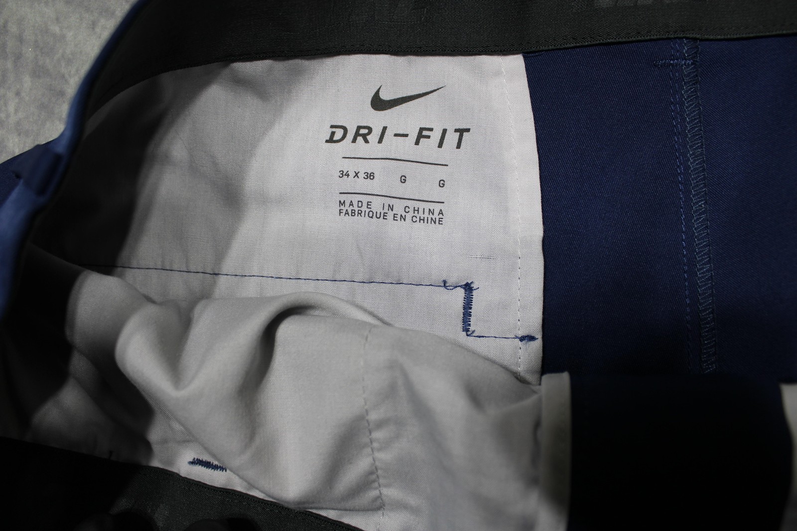 Nike Pants Mens 34×30 Blue Dri-FIT Golf Performance Chino Stretch 913915-410