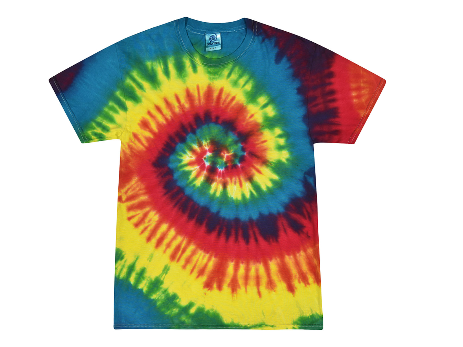 Colorful Tie Dye T-Shirts Kids & Adult Hand dyed Cotton Colortone