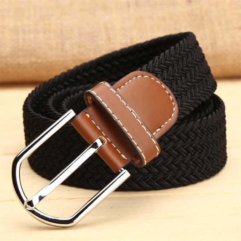 Elastic Fabric Braided Belt,Enduring Stretch Woven Belt for Unisex Men/Women/Jun