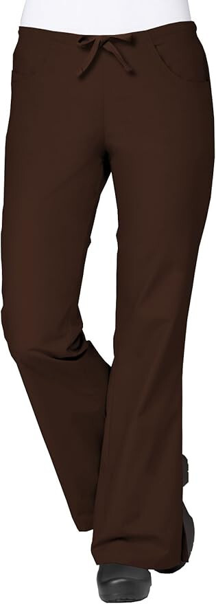 Maevn Core Women 9026 Flare Leg Scrub Pants Elastic Drawstring Back Size XXS-XXL