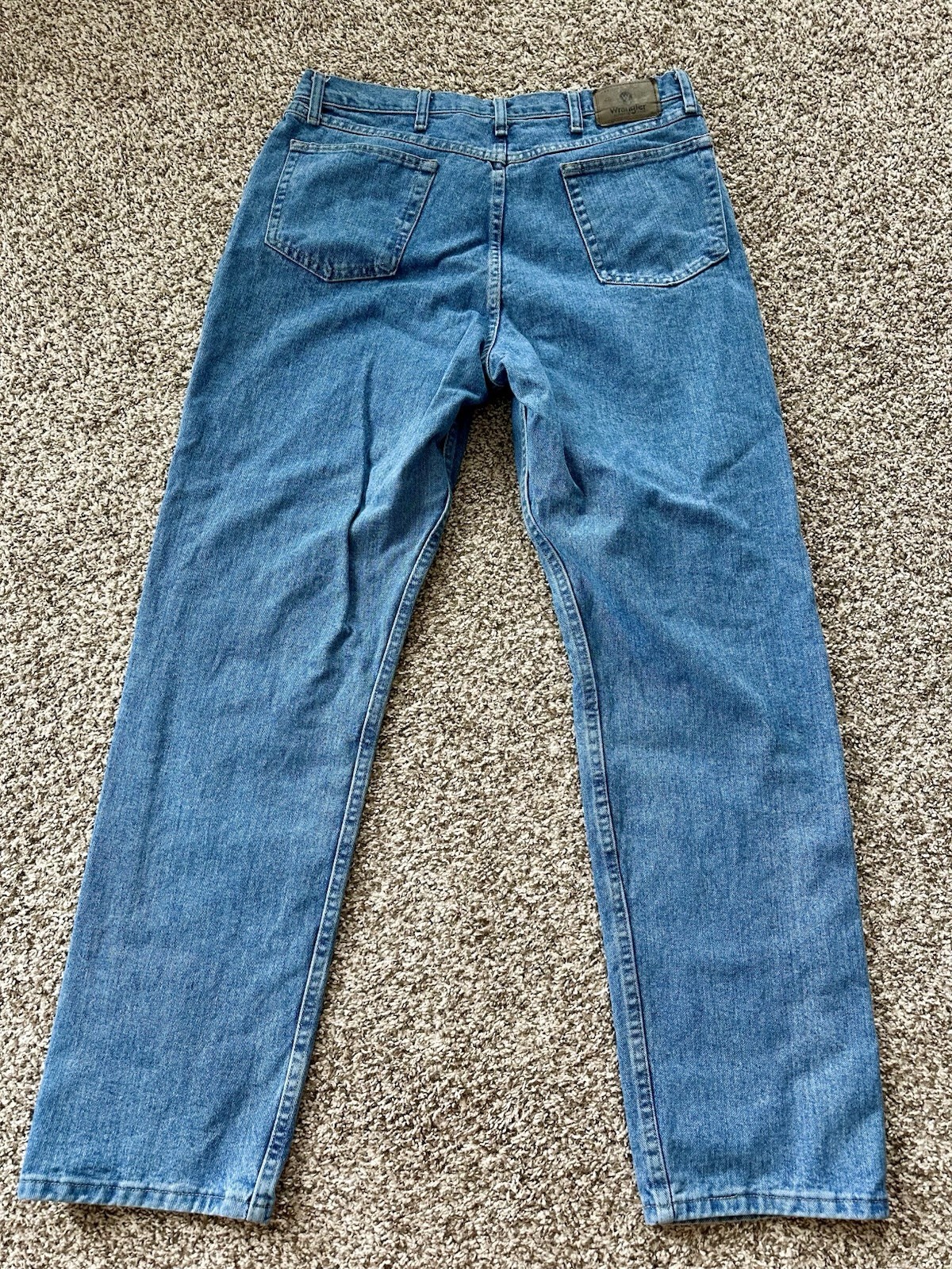 WRANGLER FIVE STAR PREMIUM DENIM RELAXED FIT JEANS 38×34