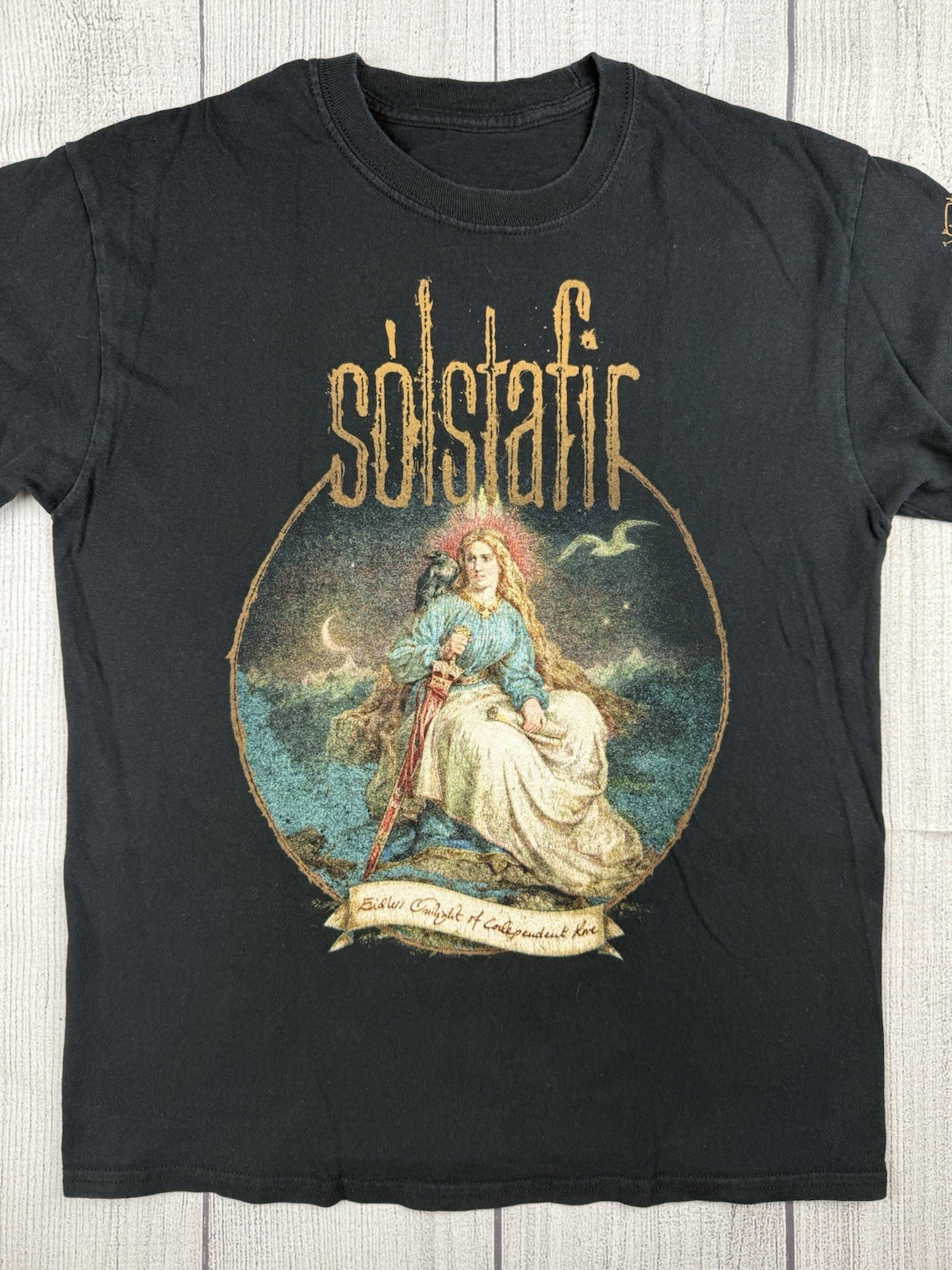 VGC! SOLSTAFIR Endless Twilight Of Codependent Love Album T-Shirt Black *Sz M