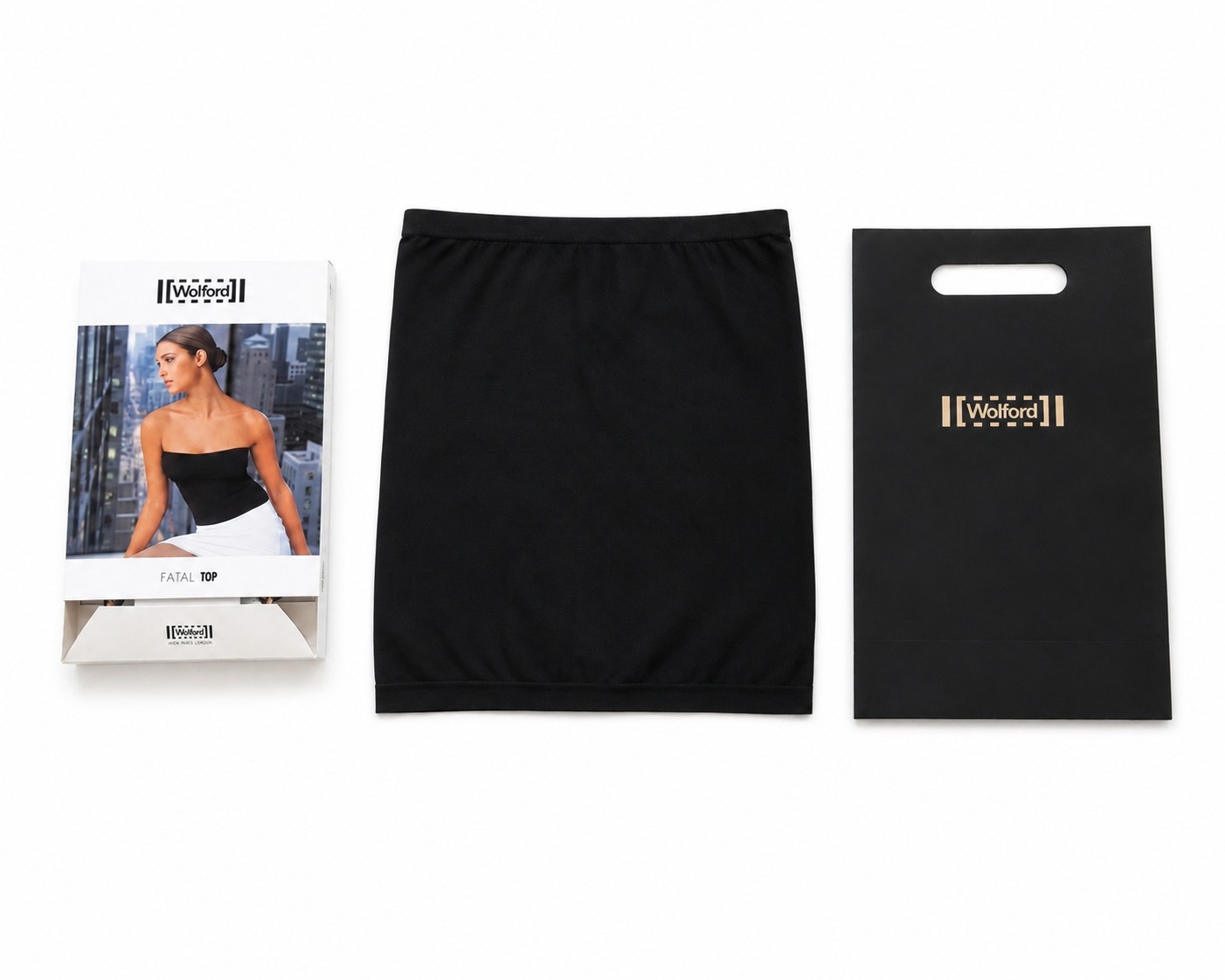 Wolford Fatal Top Black Tube Top Size Small Made in Austria