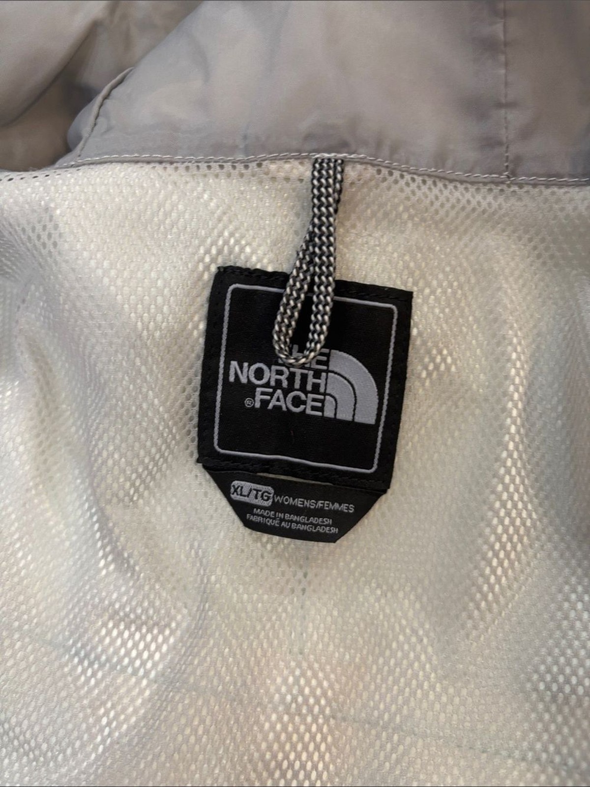 The North Face Hyvent Green/White Jacket with White Logo Full Zip Size X Large