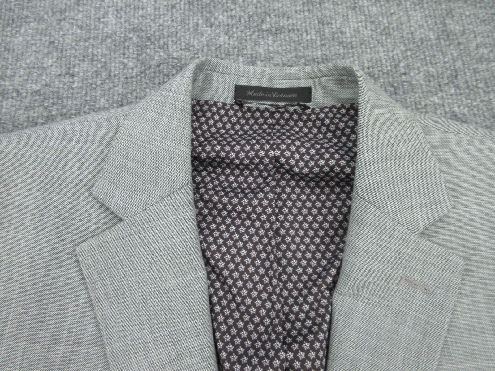 Ralph Lauren Chaps Sport Jacket Mens 42R Gray Single Breasted Vented Sport Coat