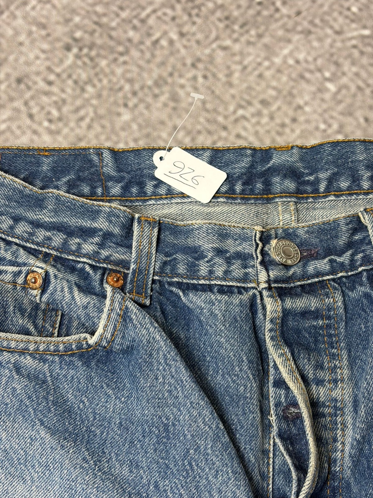 Levi’s 501 Made in USA 90’s/2000 Rare Vintage Faded Jeans Streetwear (J-926)