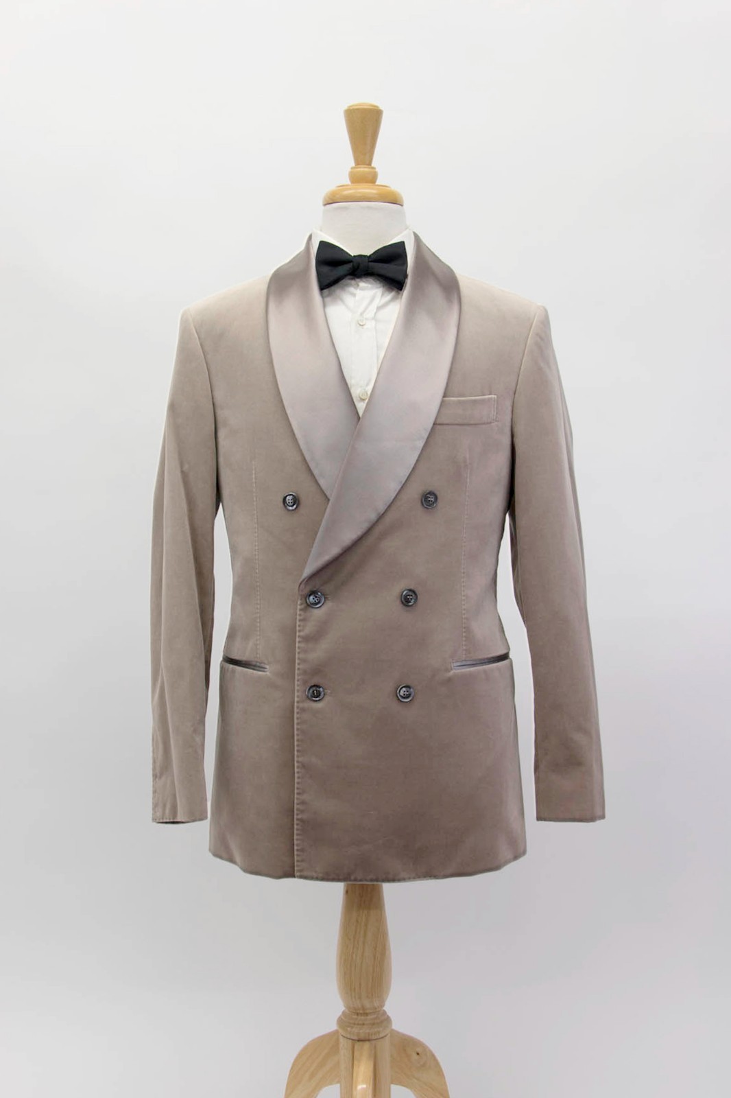 NWT $5995 Brunello Cucinelli Men Velvet Double Breasted 2-Piece Tuxedo Suit A258