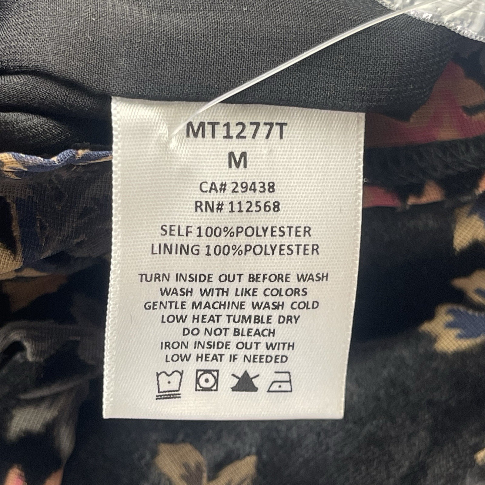 Miss Me Velvet Floral Burnout Camisole Tank Top Blouse Womens Size Medium Black