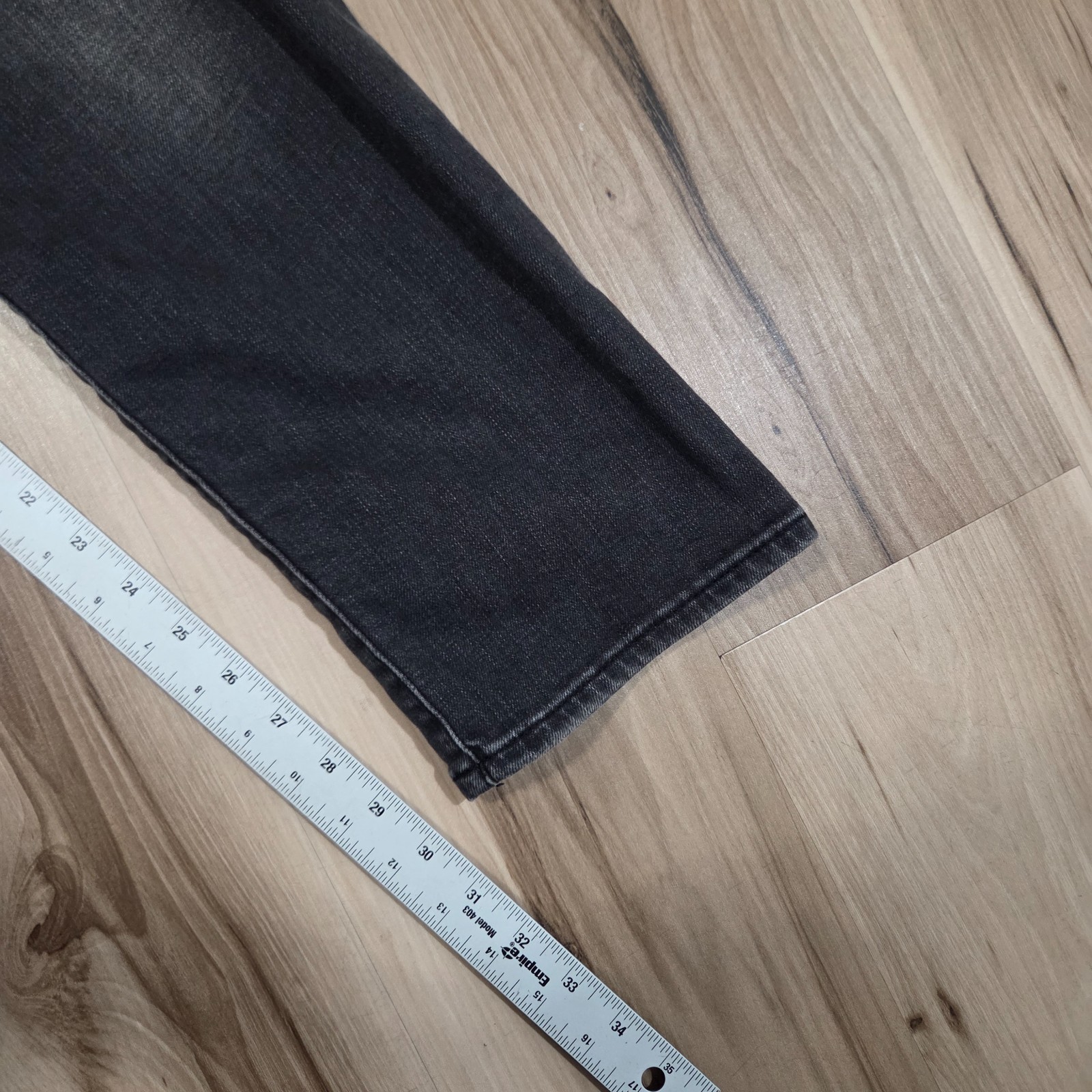 Polo Ralph Lauren The Sullivan Slim Jeans Men Size 36 x 32 Distressed Moto Black