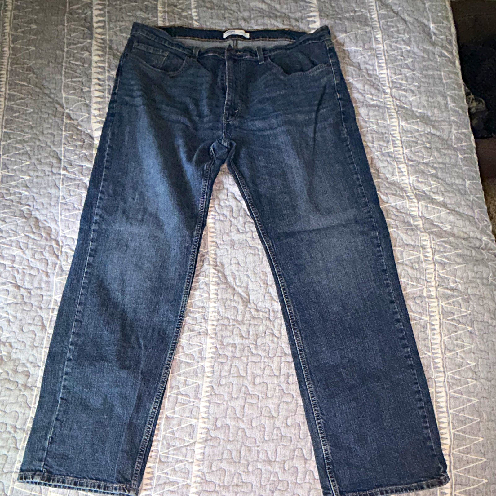 Signature by Levi Strauss & Co. Signature Gold Relaxed Straight Blue Dark Wash