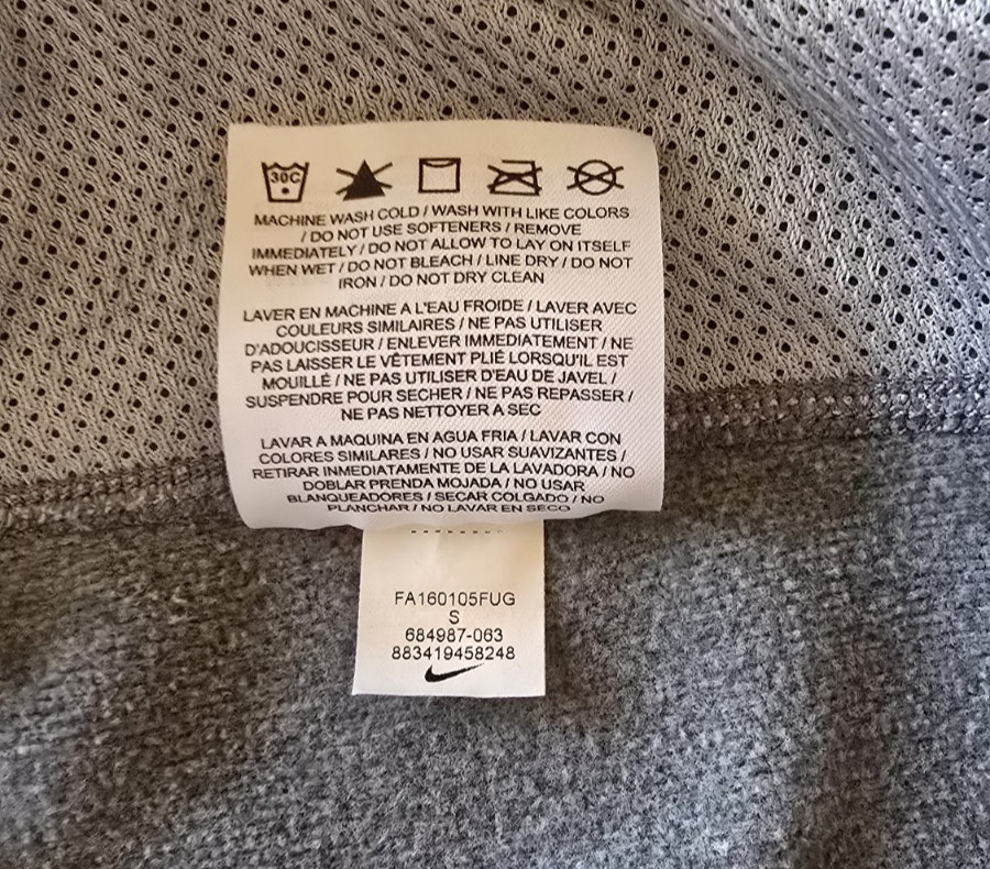 Nike Therma Training Pants Women’s Dri-FIT Gray Fleece Small Adjustable Hem EUC