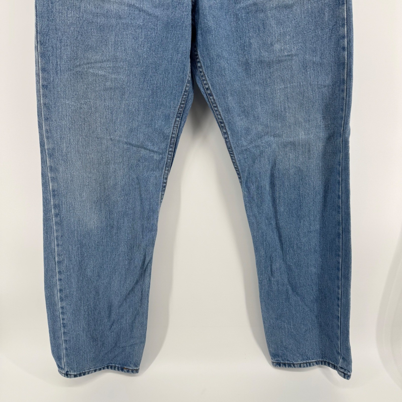 Levi Strauss 505 Regular Fit Jeans Mens W34 L32 Blue Denim Classic