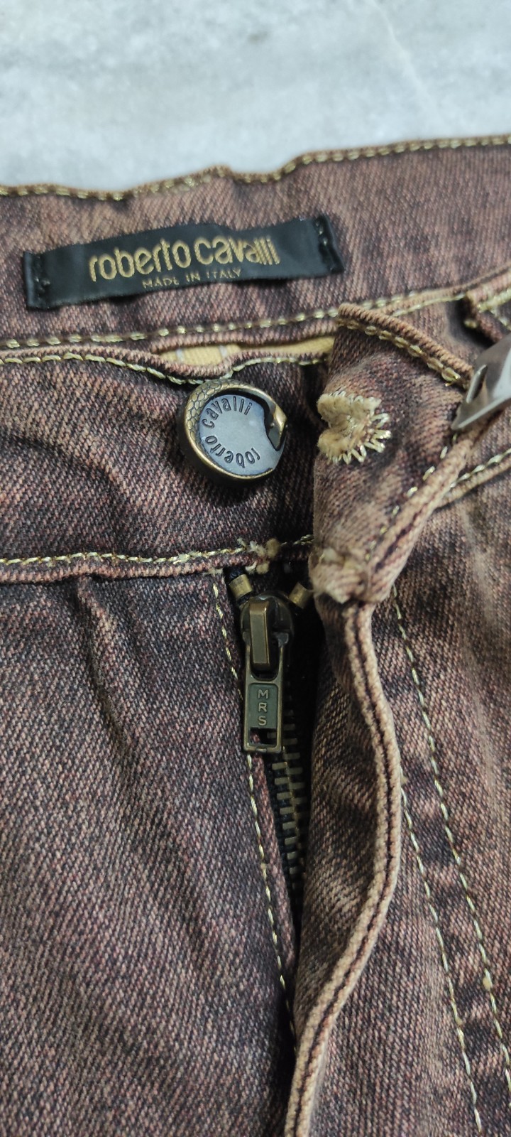 Archive 90’s ROBERTO CAVALLI SNAKES Jeans fashion runaways