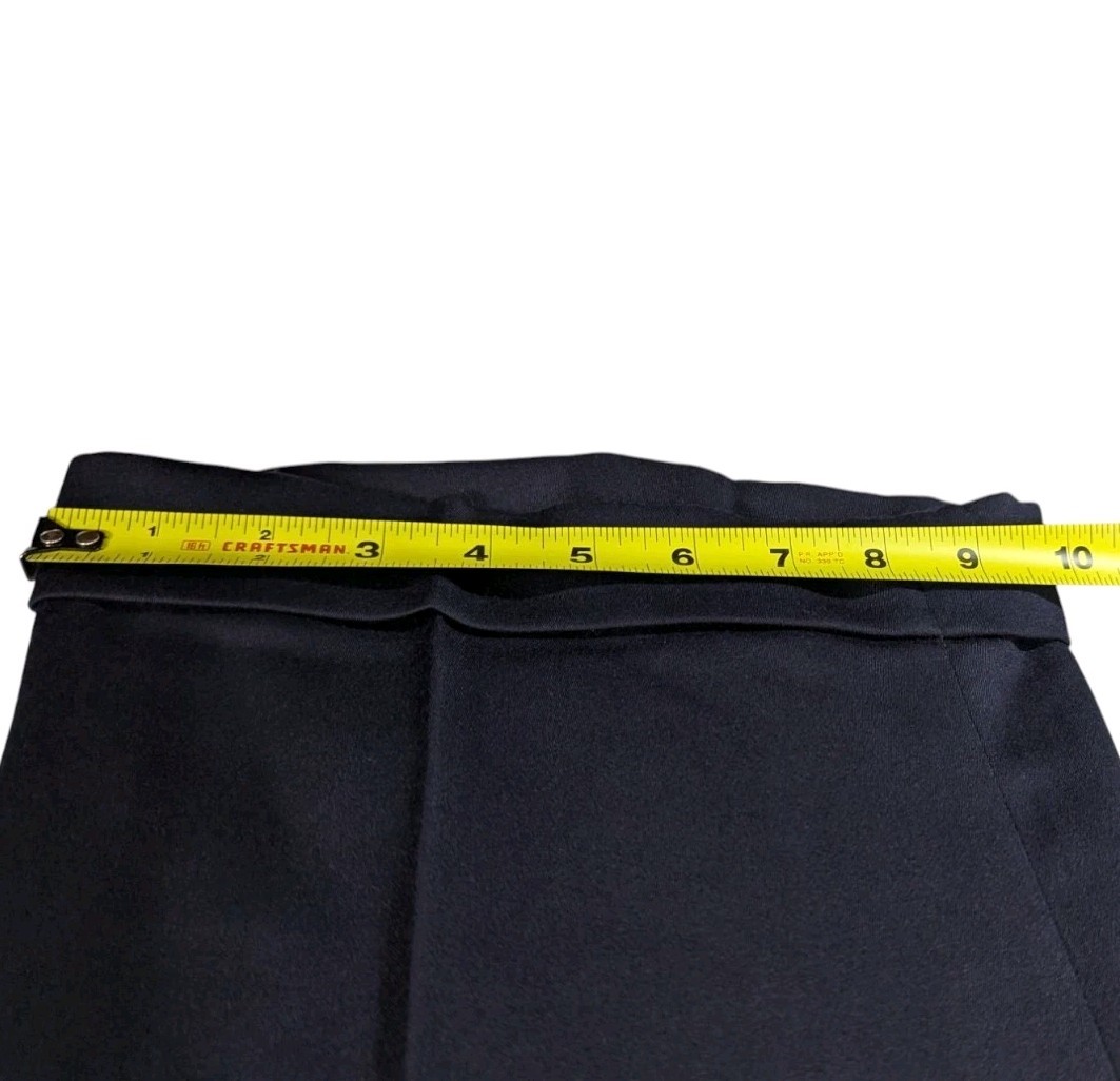 GS Perfect Mens Pants 50×30 Navy Blue Straight Cuffed Ends Stretch Waist