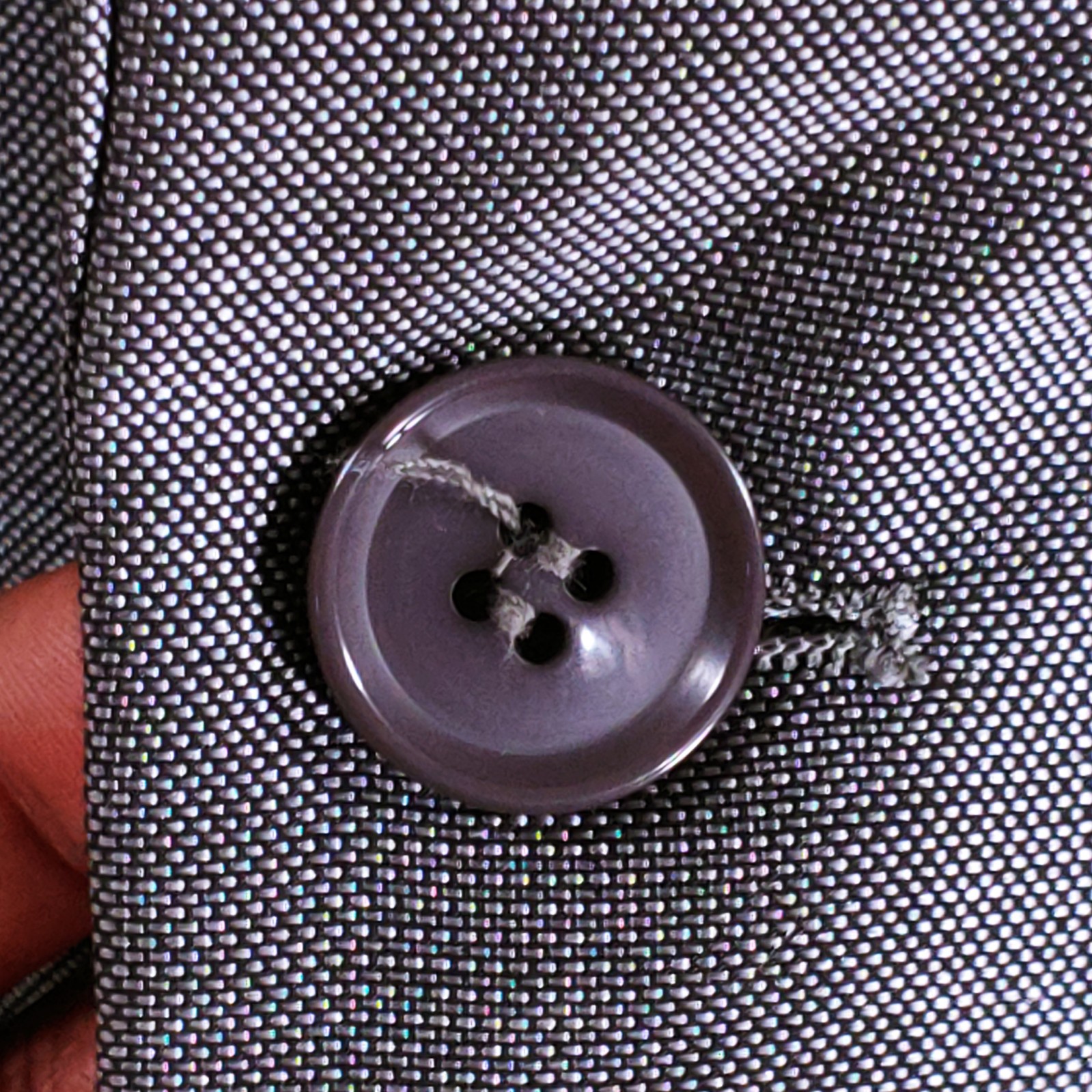 Lineage Suit Jacket & Pants Mens 46R Fit 48L Silver Blazer 39X29 Wai-Ins 2pc Set