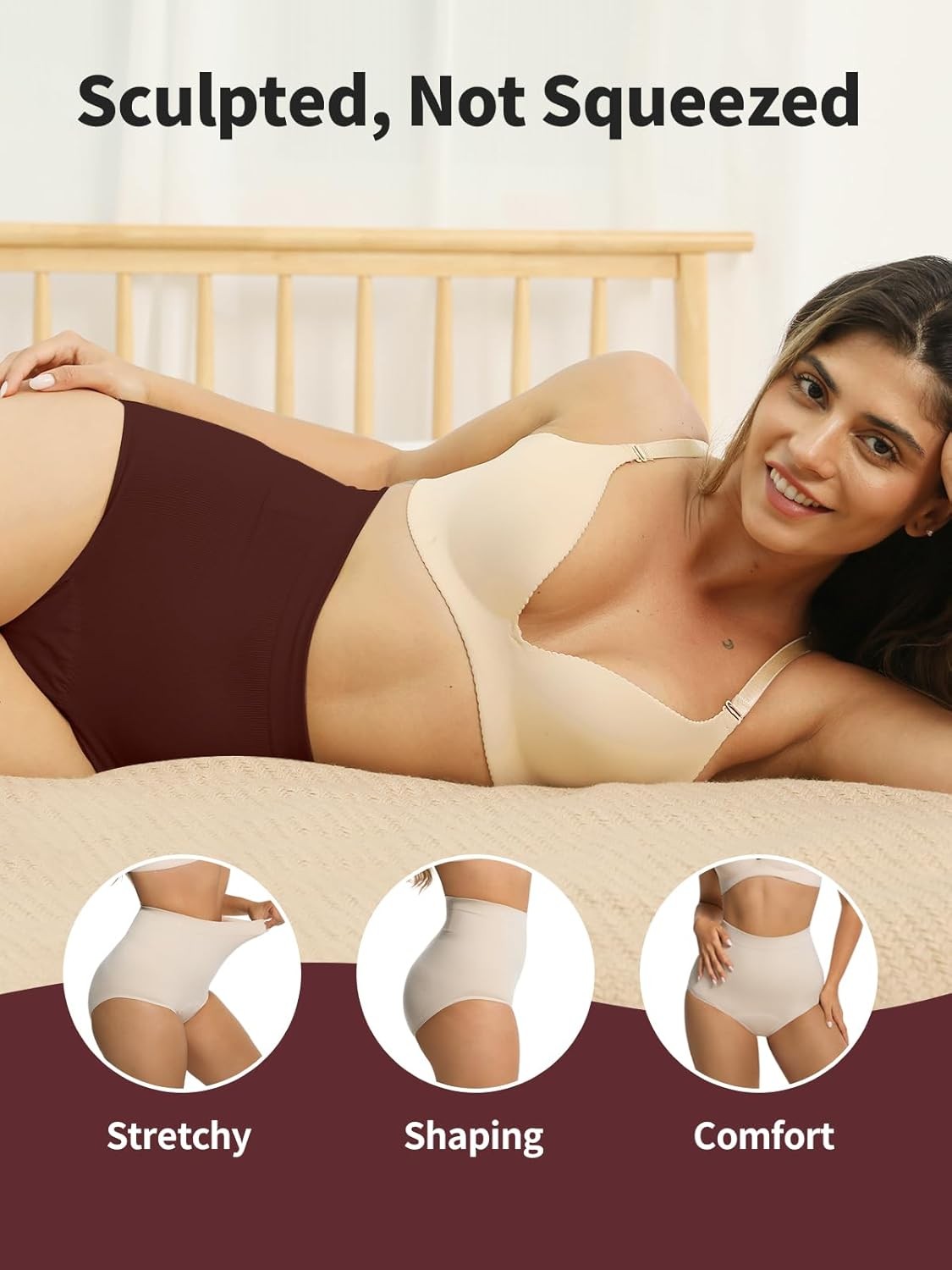 Women’s Incontinence Underwear, Postpartum Comfort Control Shapewear for Women