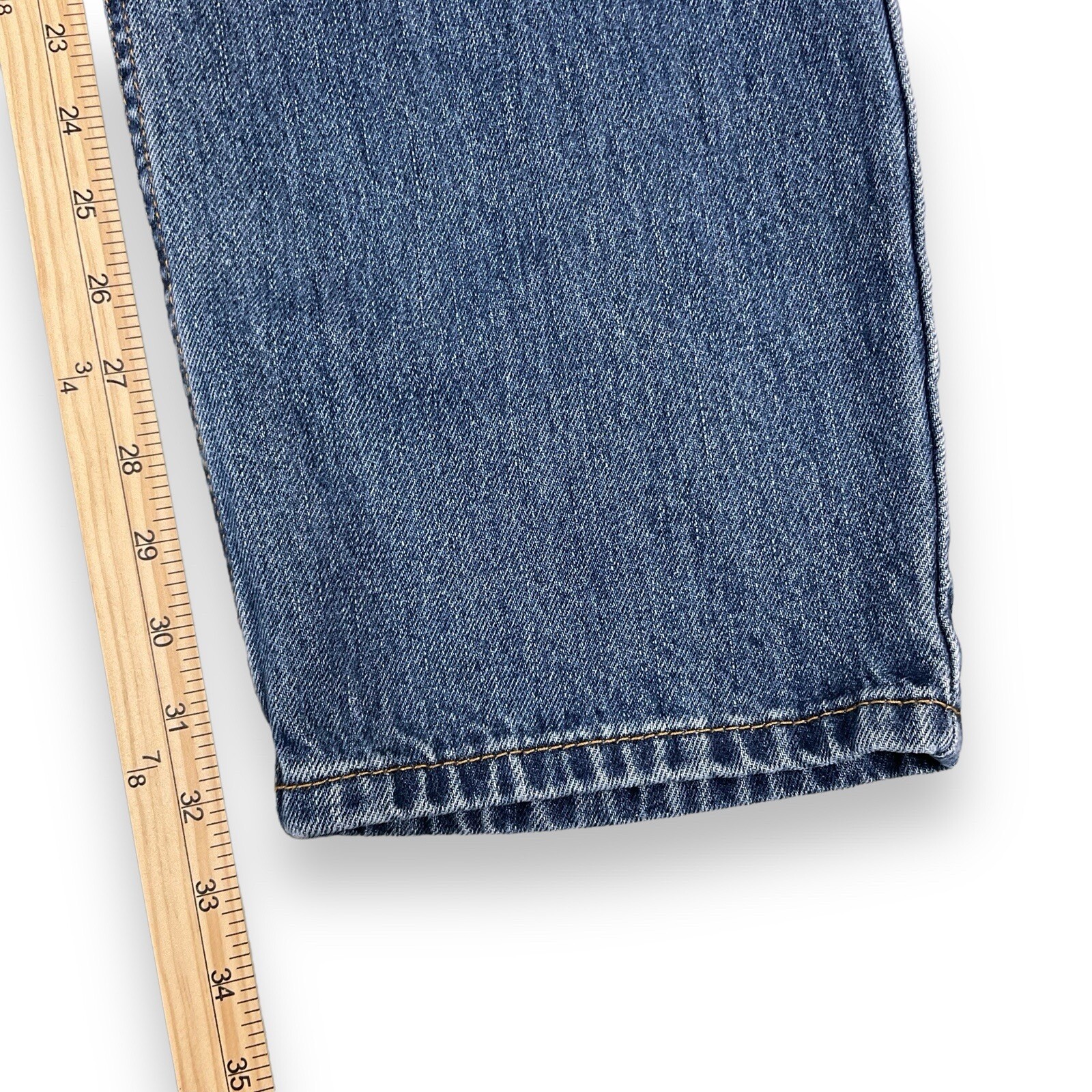 Levis Jeans Mens 34×34 (ACT 32×32.5) Blue Cotton Egypt Relaxed Fit EUC