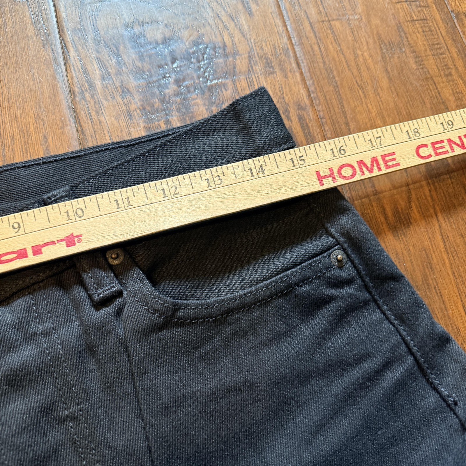 Levis 501 Jeans Mens 30×30 Black Straight Leg Button Fly Denim Pants Classic