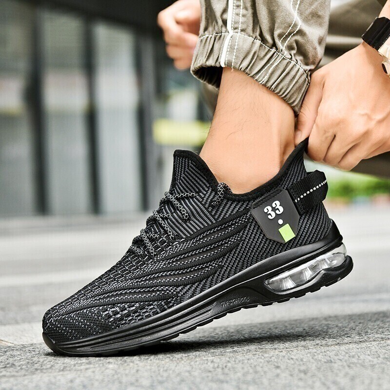 Mens Breathable Non-slip Athletic Shoes Soles Casual Lightweight Soft-Sole Shoes